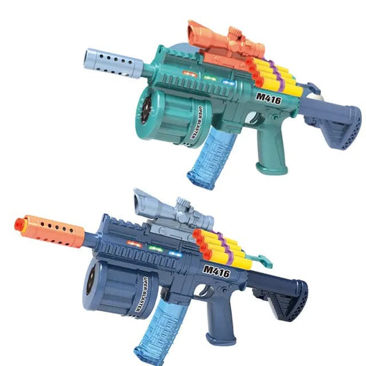 3-in-1 M416 Multifunction Gun – Foam Dart, Bubble & Water Blaster (Battery Operated) MZ Trend Hub