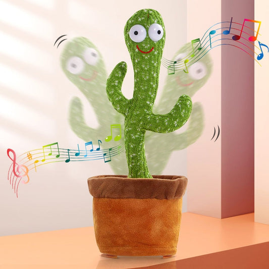 Dancing Cactus Toy: Rechargeable Talking Singing Cactus Toy for Kids MZ Trend Hub