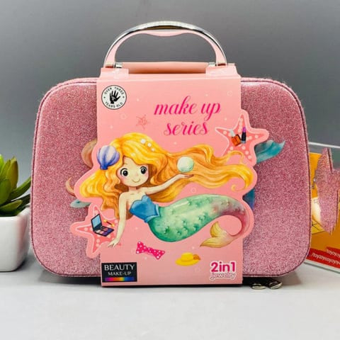 Unicorn Makeup Kit – 2-in-1 Cosmetic Box & Beauty Bag for Girls | Safe & Washable Toy MZ Trend Hub