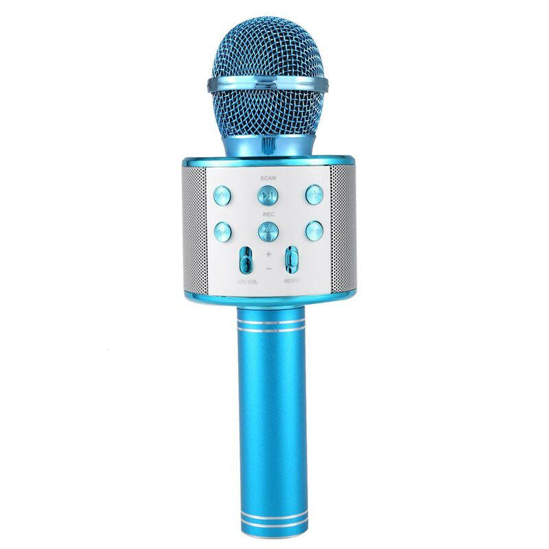 WS-858 Wireless Bluetooth Karaoke Microphone Upgraded – 3-in-1 Mic - Speaker & Recorder MZ Trend Hub