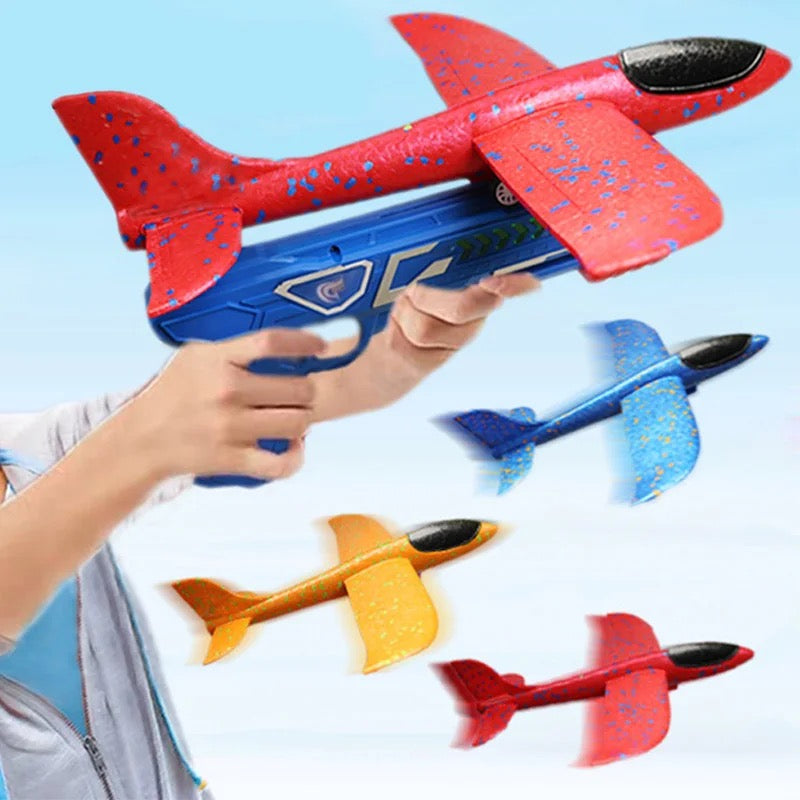 2 in 1 EPP Foam Airplane Launcher - Outdoor Glider Toy for Kids MZ Trend Hub