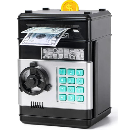 Electronic Money Saving Safe Box with Password Lock & Auto Cash Deposit for Kids MZ Trend Hub