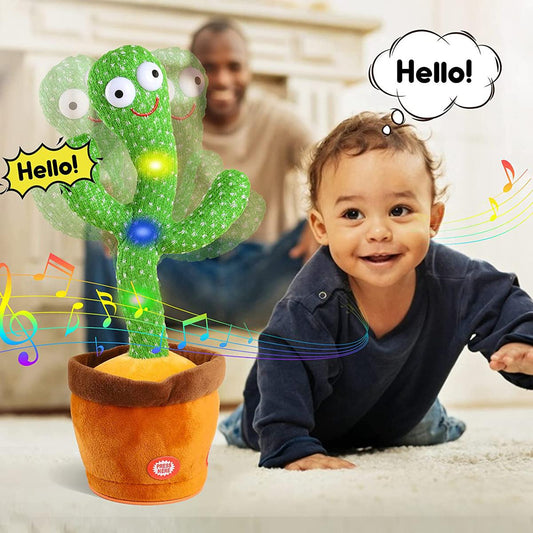 Dancing Cactus Toy: Rechargeable Talking Singing Cactus Toy for Kids MZ Trend Hub