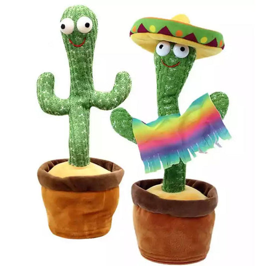 Dancing Cactus Toy: Rechargeable Talking Singing Cactus Toy for Kids MZ Trend Hub