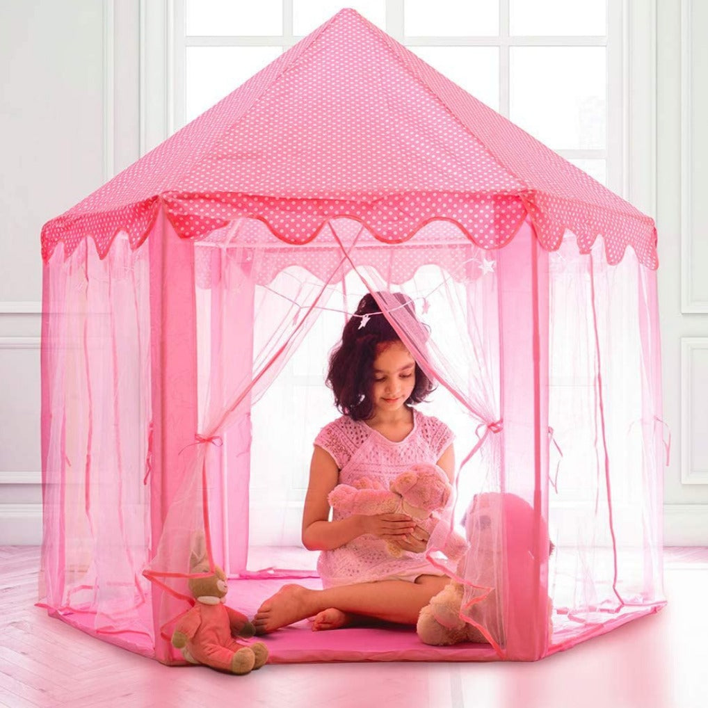 Princess Castle Play Tent for Girls | Kids Fairy Playhouse