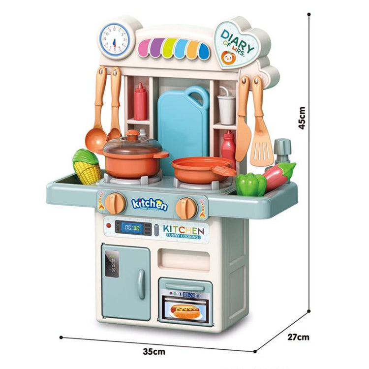 Frozen Kitchen Toy Set for Girls Real Water Sound & Lights