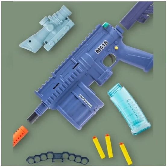 3-in-1 M416 Multifunction  Gun – Foam Dart, Bubble & Water Blaster (Battery Operated) MZ Trend Hub