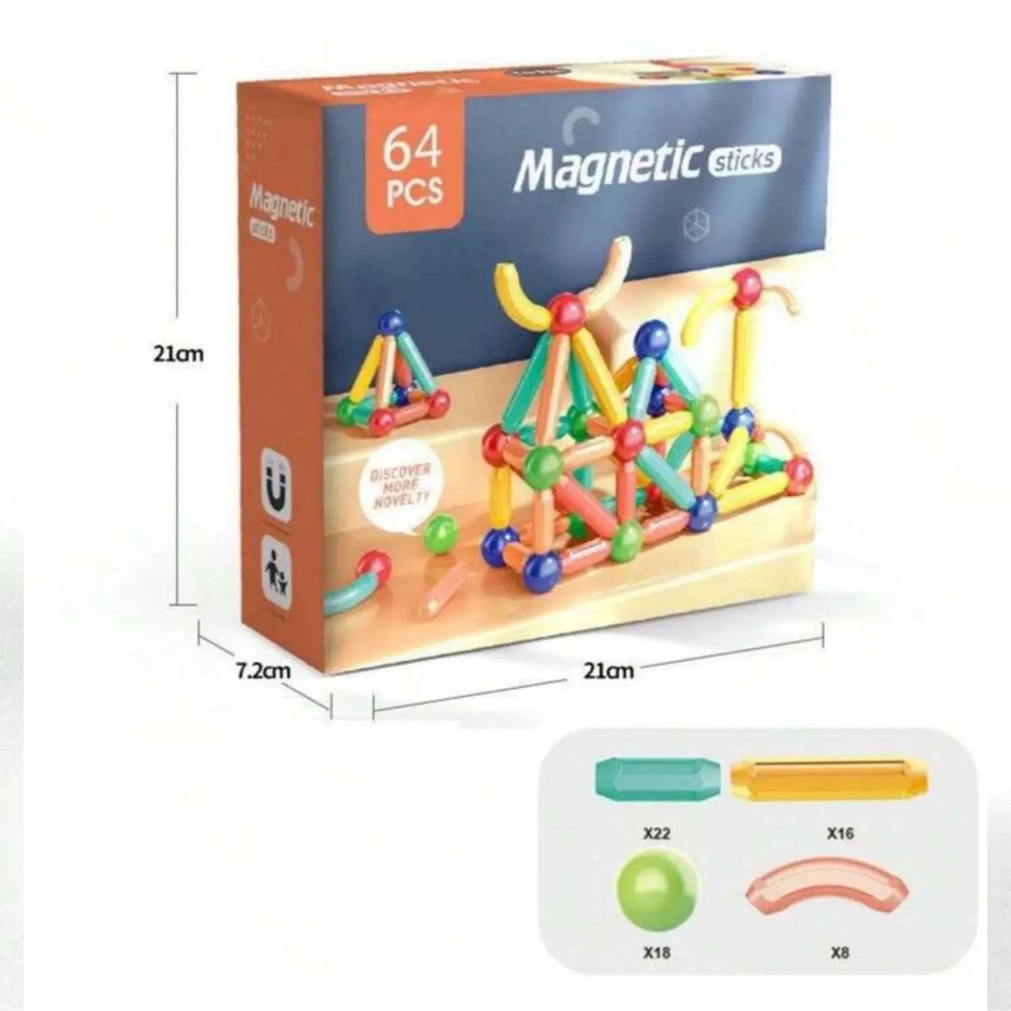 "Magnetic Building Blocks Set for Kids 3+ | Educational & Creative Toy" MZ Trend Hub