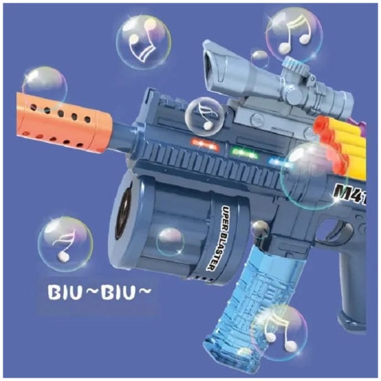 3-in-1 M416 Multifunction  Gun – Foam Dart, Bubble & Water Blaster (Battery Operated) MZ Trend Hub