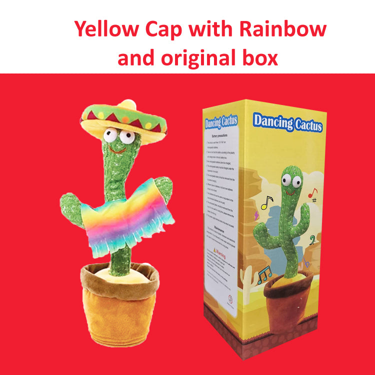 Dancing Cactus Toy: Rechargeable Talking Singing Cactus Toy for Kids MZ Trend Hub