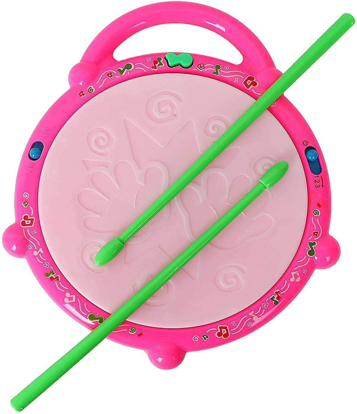 Musical Flash Drum with 3D Lights Music Baby Toy For Toddler Baby Multifunctional Toy MZ Trend Hub