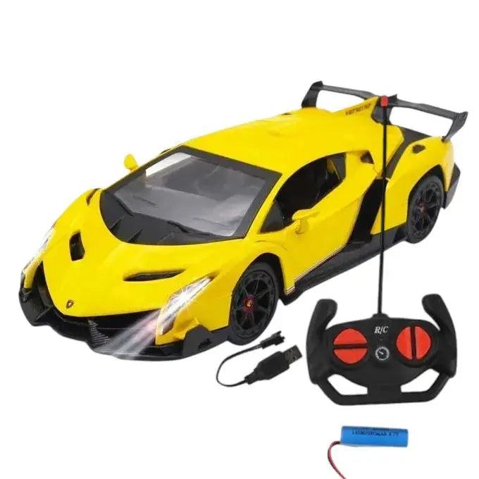 Rechargeable High-Speed RC Car for Kids – Fast Racing Remote Control Car with LED Flashing Lights MZ Trend Hub