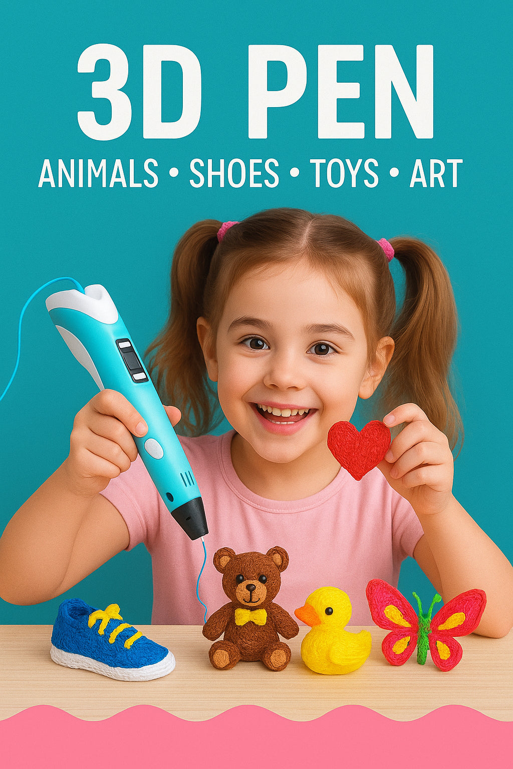 3D Printing Pen – Kids Creative Drawing Tool MZ Trend Hub