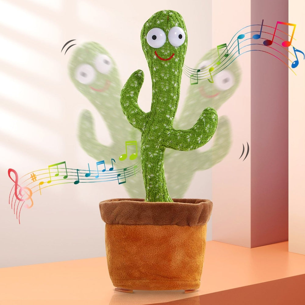 Dancing Cactus Toy: Rechargeable Talking Singing Cactus Toy for Kids MZ Trend Hub
