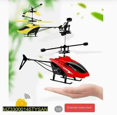 RC Helicopter Drone – Hand-Controlled with LED Lights | Rechargeable Toy for Kids & Adults (2025 Model) MZ Trend Hub