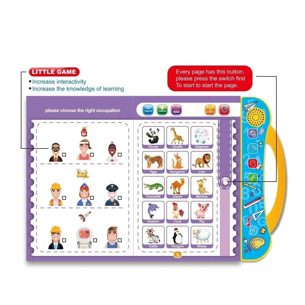 E Book for Kids Early Education Educational Toys | Intelligence Book for Kids MZ Trend Hub