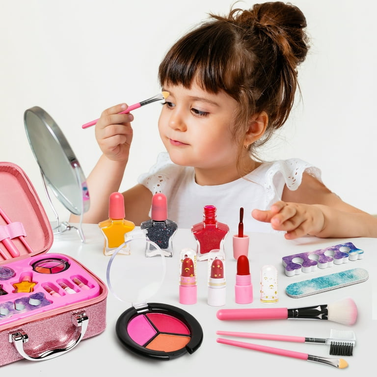Unicorn Makeup Kit – 2-in-1 Cosmetic Box & Beauty Bag for Girls | Safe & Washable Toy MZ Trend Hub
