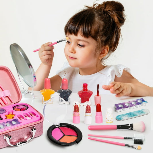 Unicorn Makeup Kit – 2-in-1 Cosmetic Box & Beauty Bag for Girls | Safe & Washable Toy MZ Trend Hub