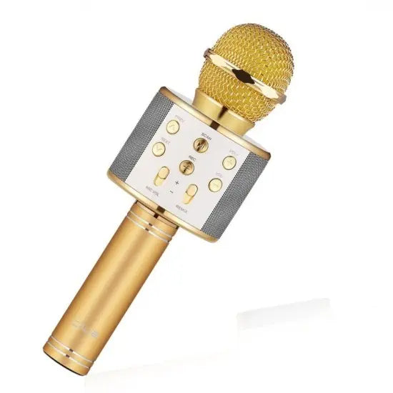 WS-858 Wireless Bluetooth Karaoke Microphone Upgraded – 3-in-1 Mic - Speaker & Recorder MZ Trend Hub