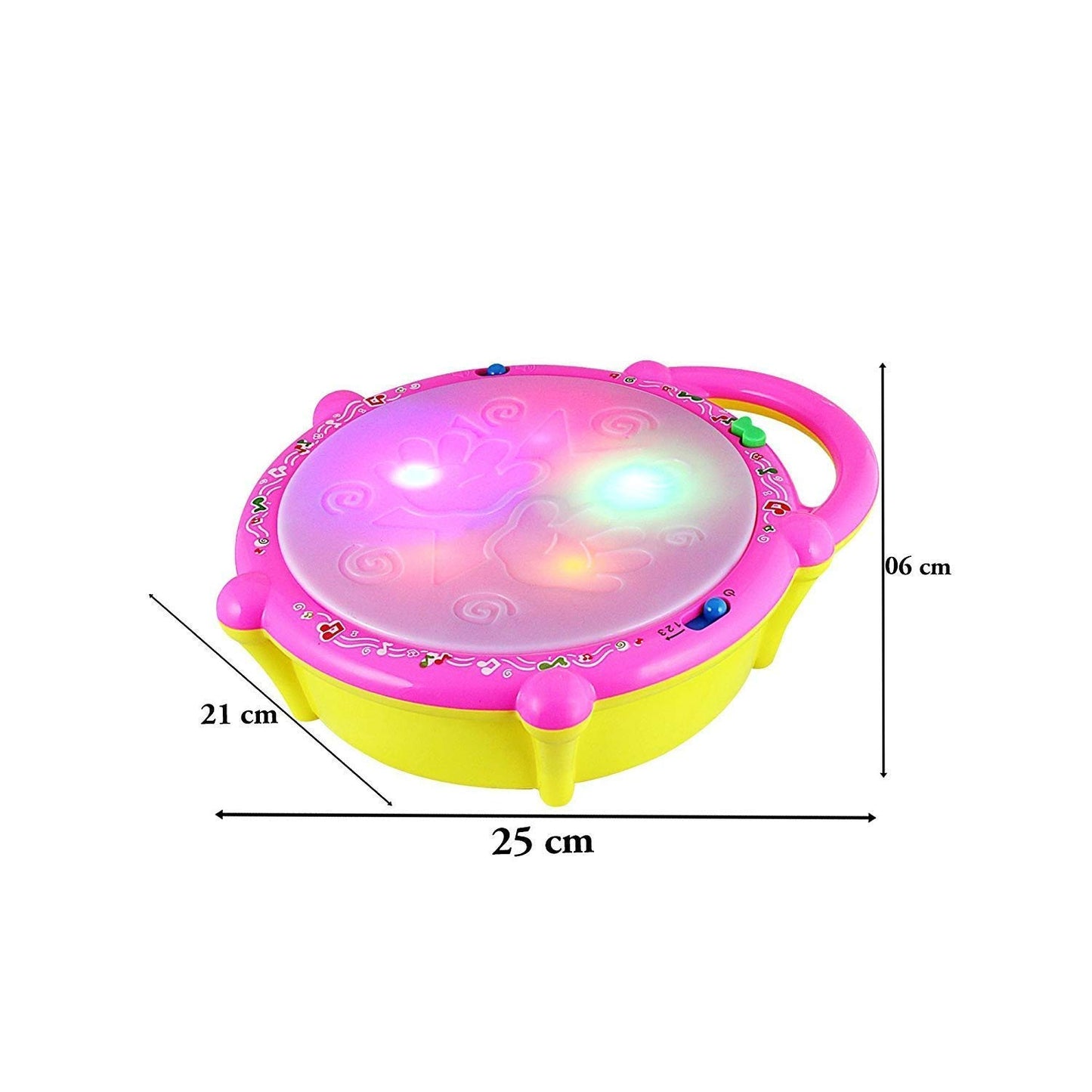 Musical Flash Drum with 3D Lights Music Baby Toy For Toddler Baby Multifunctional Toy MZ Trend Hub