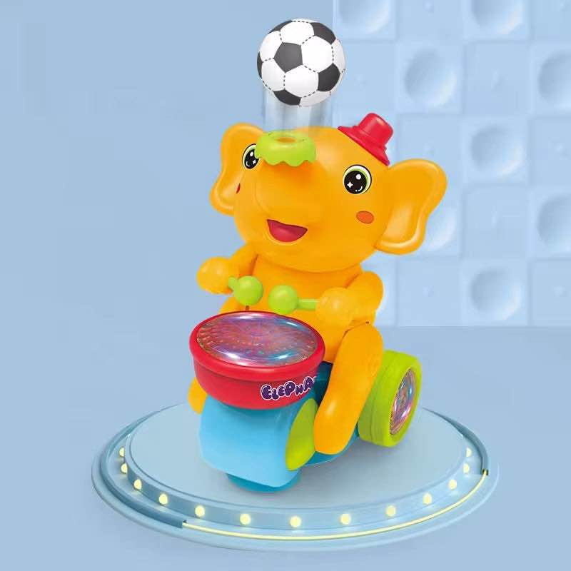 Elephant Musician Toy with Music, Flashing Lights & Drum Play MZ Trend Hub