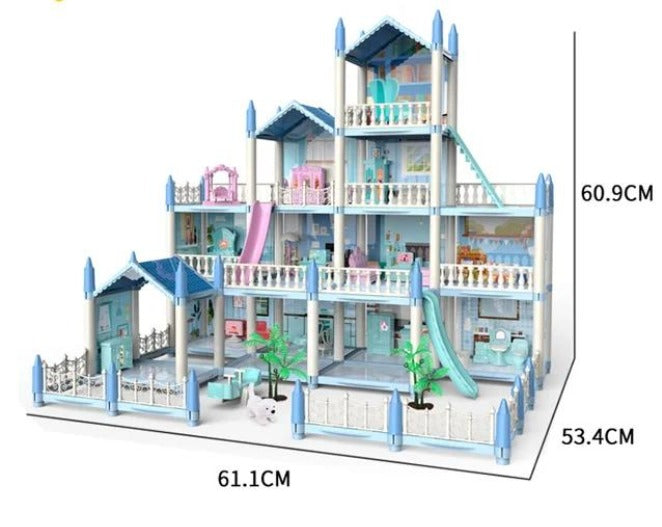 Luxury imported Doll House Toy for Girls – Multi-Room Dollhouse MZ Trend Hub