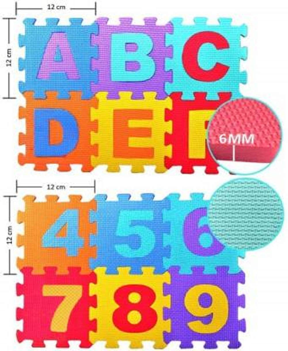Kids Foam Puzzle Play Mat – 36 Pcs Alphabet & Number Tiles MZ Trend Hub