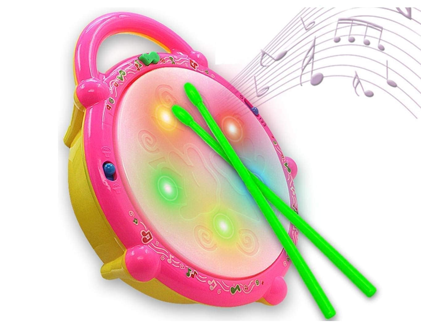 Musical Flash Drum with 3D Lights Music Baby Toy For Toddler Baby Multifunctional Toy MZ Trend Hub