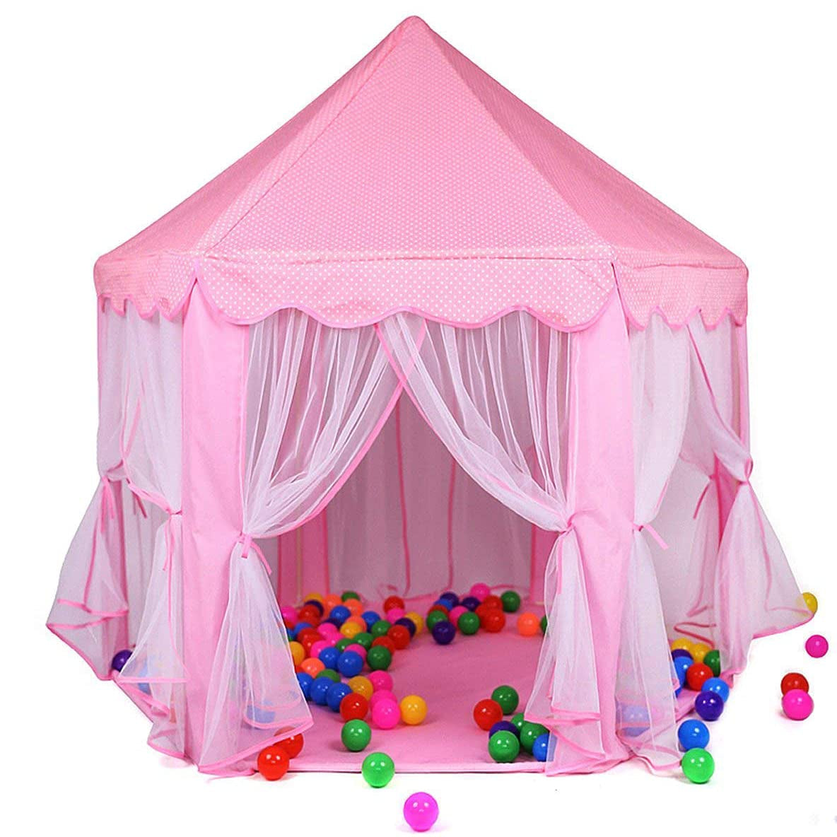 Princess Castle Play Tent for Girls | Kids Fairy Playhouse