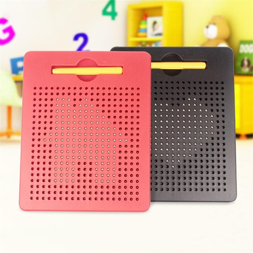 Magnetic Drawing Board for Kids – 360° Bead Magpad Toy for Alphabet, Shapes & STEM Learning | MZ Trend Hub