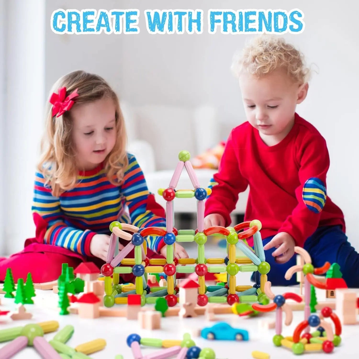 "Magnetic Building Blocks Set for Kids 3+ | Educational & Creative Toy" MZ Trend Hub