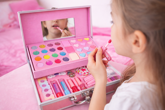 Kids Makeup Kit for Girls | Pretend Play Beauty Box (46 Pcs)