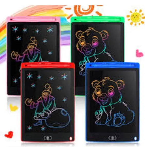 8.5-10-12 Inch LCD Writing Tablet for Kids: Multicolor Drawing Pad MZ Trend Hub