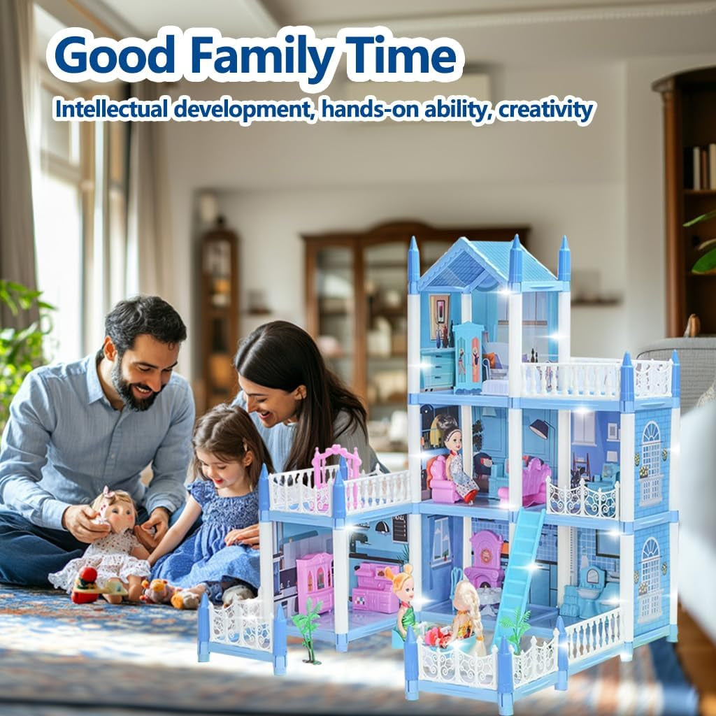 Luxury imported Doll House Toy for Girls – Multi-Room Dollhouse MZ Trend Hub