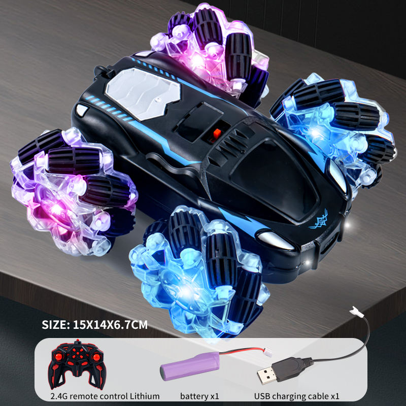Double-Sided Stunt RC Car 360° Rotation | Drift & Slide Remote Control Car with LED Lights MZ Trend Hub
