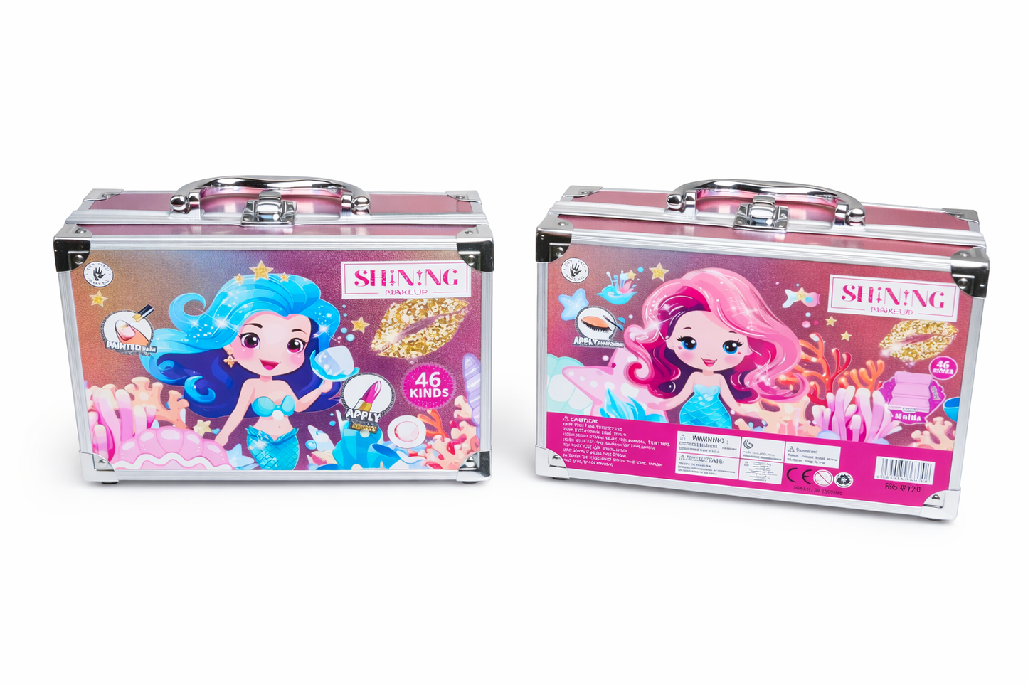 Kids Makeup Kit for Girls | Pretend Play Beauty Box (46 Pcs)