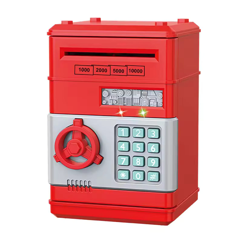 Electronic Money Saving Safe Box with Password Lock & Auto Cash Deposit for Kids MZ Trend Hub