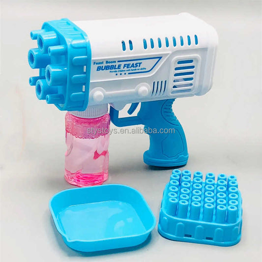 Rocket Bubble Gun – 36-Hole Electric Bubble Blower & 2-in-1 Bazooka Launcher for Kids MZ Trend Hub
