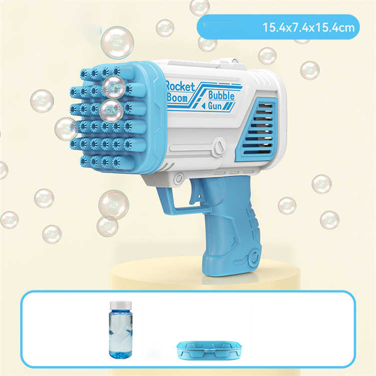 Rocket Bubble Gun – 36-Hole Electric Bubble Blower & 2-in-1 Bazooka Launcher for Kids MZ Trend Hub
