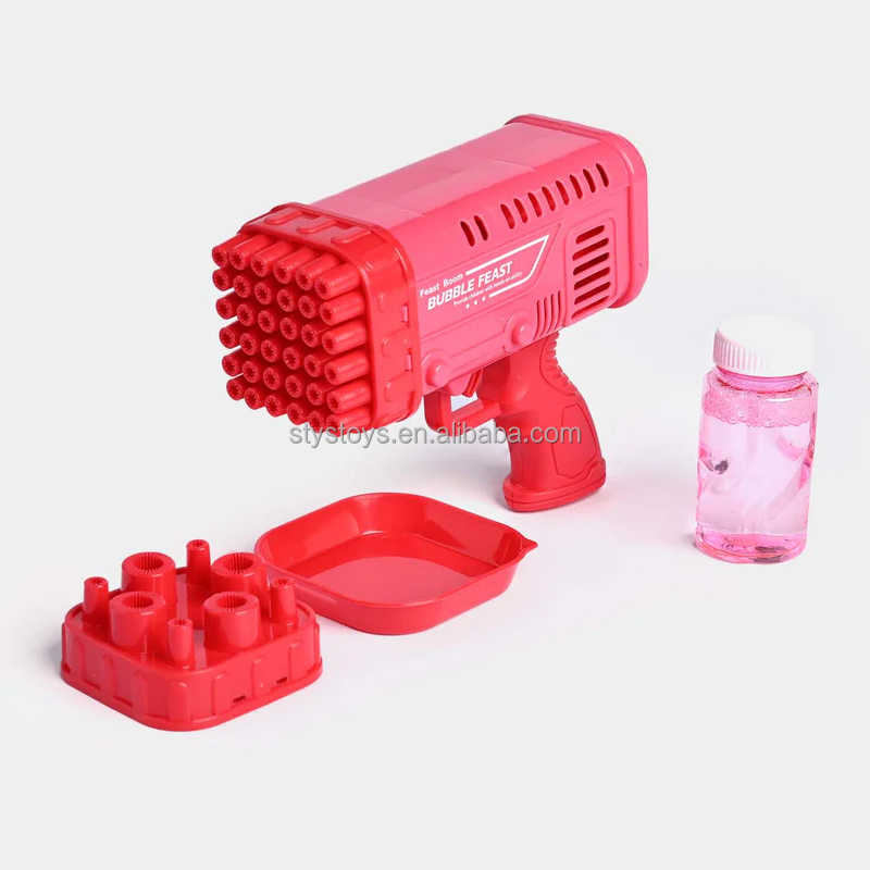 Rocket Bubble Gun – 36-Hole Electric Bubble Blower & 2-in-1 Bazooka Launcher for Kids MZ Trend Hub