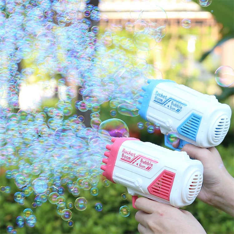 Rocket Bubble Gun – 36-Hole Electric Bubble Blower & 2-in-1 Bazooka Launcher for Kids MZ Trend Hub