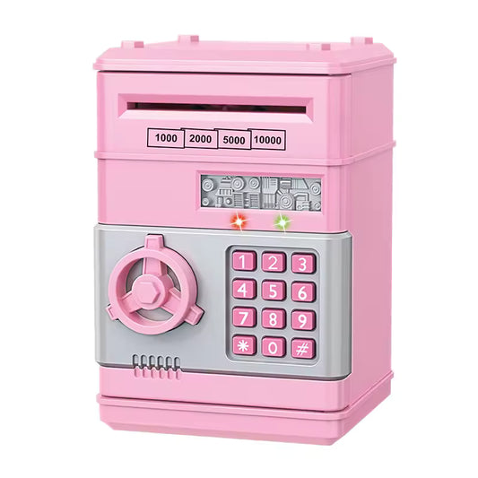 Electronic Money Saving Safe Box with Password Lock & Auto Cash Deposit for Kids MZ Trend Hub