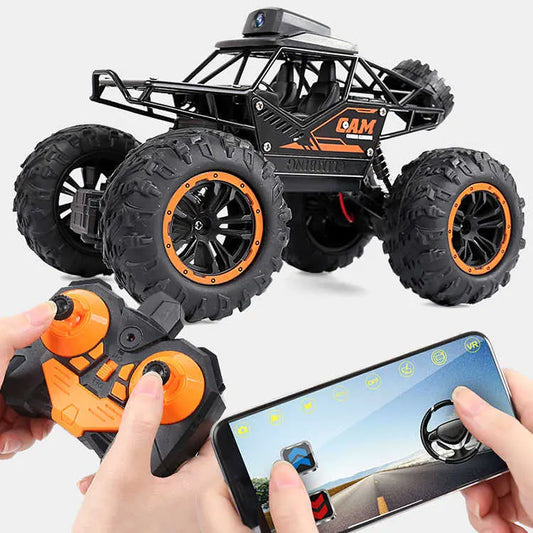 RC Car with WiFi FPV 4k  Camera – Alloy 4WD Off-Road Stunt Jeep MZ Trend Hub