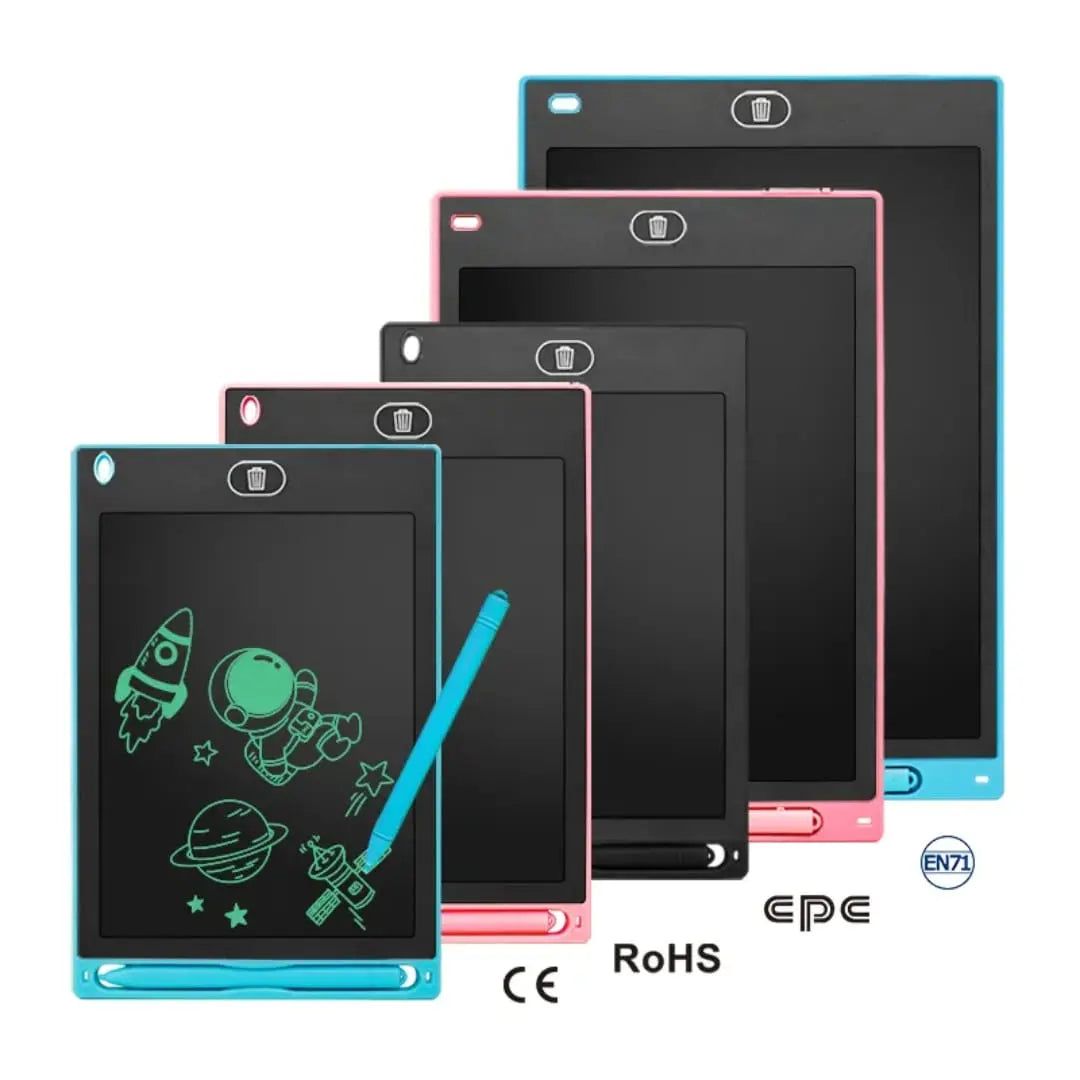 8.5-10-12 Inch LCD Writing Tablet for Kids: Multicolor Drawing Pad MZ Trend Hub
