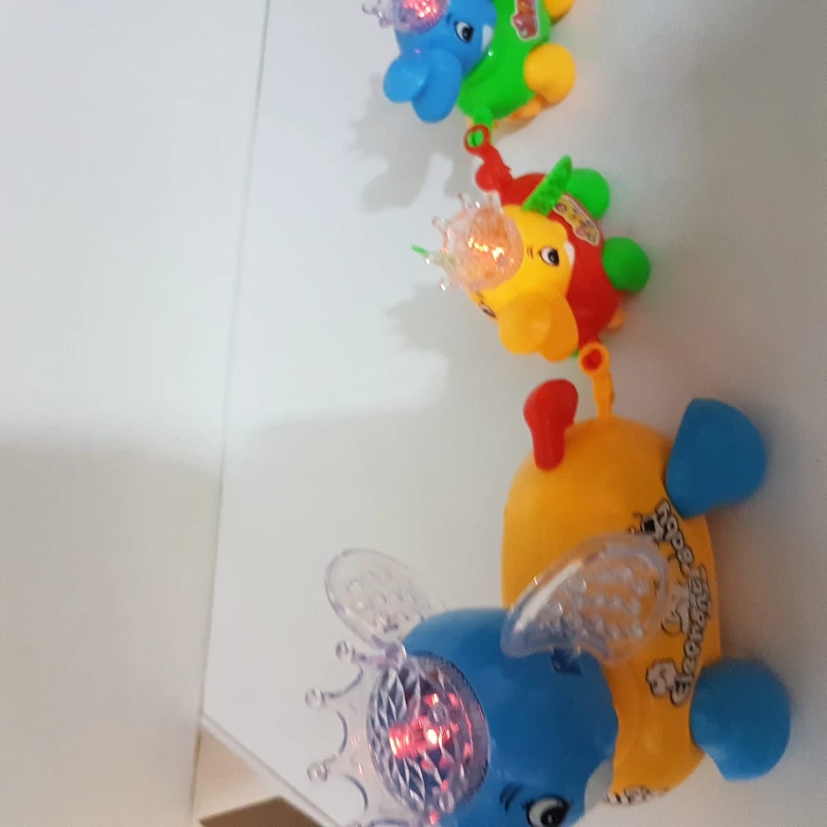 Musical Walking Elephant Family Toy with Lights – Cute Cartoon Elephant Mom & Baby Set for Kids MZ Trend Hub