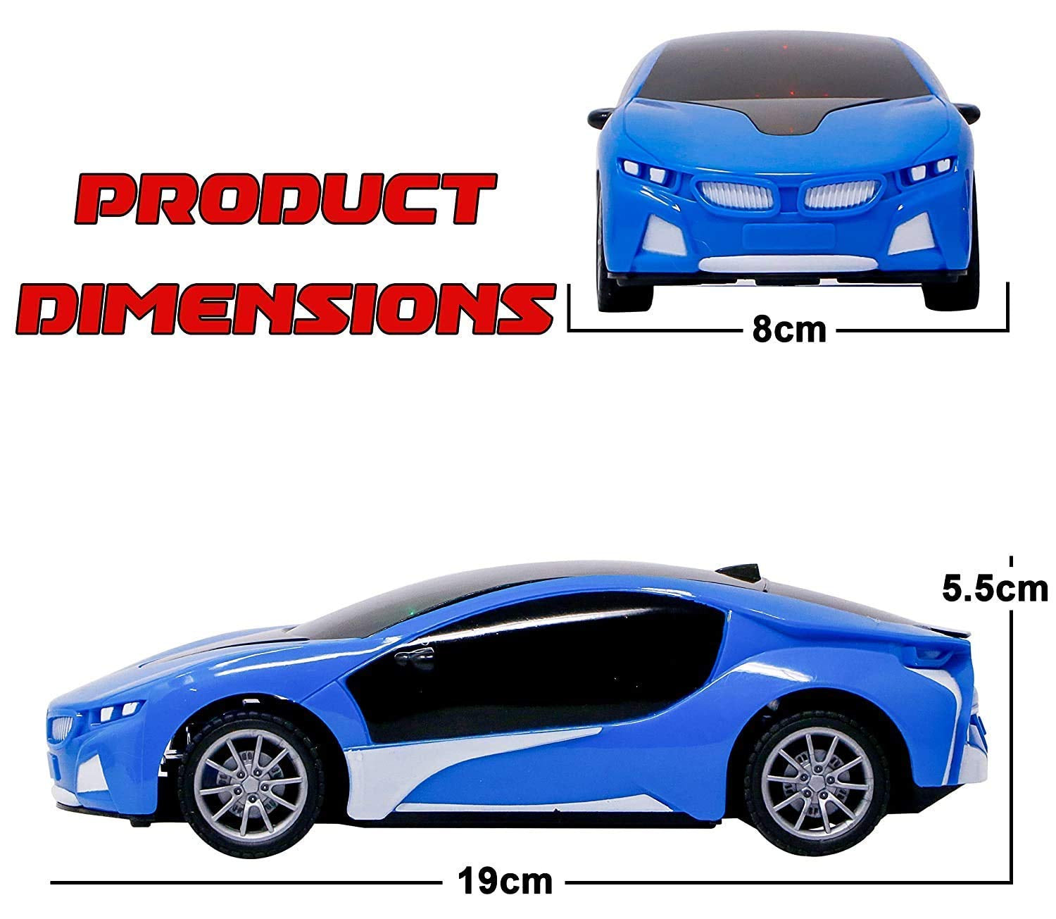 RC Spray Drift Car with Smoke Effect & LED Lights MZ Trend Hub