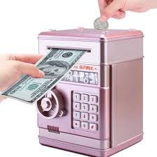 Electronic Money Saving Safe Box with Password Lock & Auto Cash Deposit for Kids MZ Trend Hub
