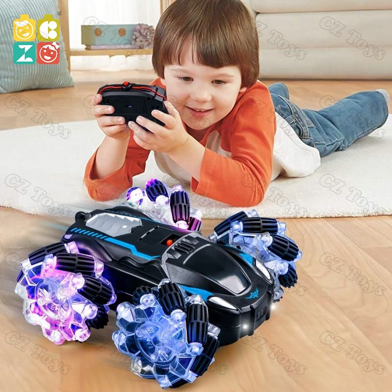 Double-Sided Stunt RC Car 360° Rotation | Drift & Slide Remote Control Car with LED Lights MZ Trend Hub