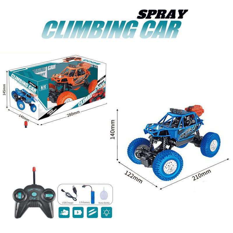 Climbing Spray 4x4 RC Car with LED Lights