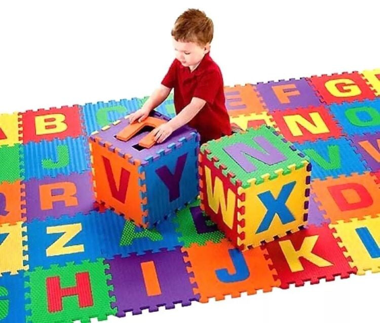 Kids Foam Puzzle Play Mat – 36 Pcs Alphabet & Number Tiles MZ Trend Hub